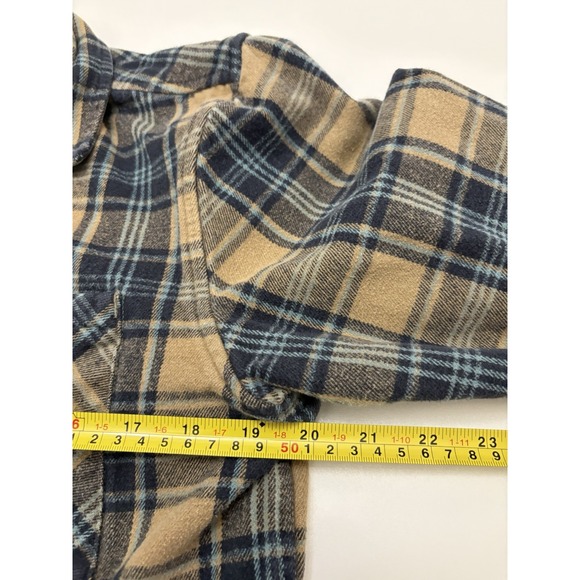 Altamont Flannel Patterned Plaid Men's Long Sleeve Button Up SZ Large - Picture 5 of 6